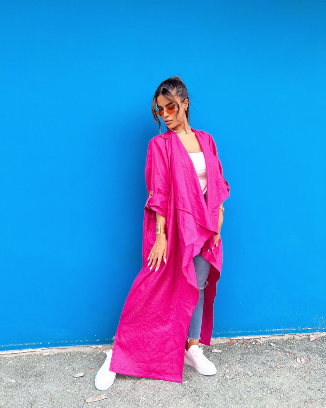 Girl in Pink - Abaya & Scarf Set - Online Shopping - The Untitled Project