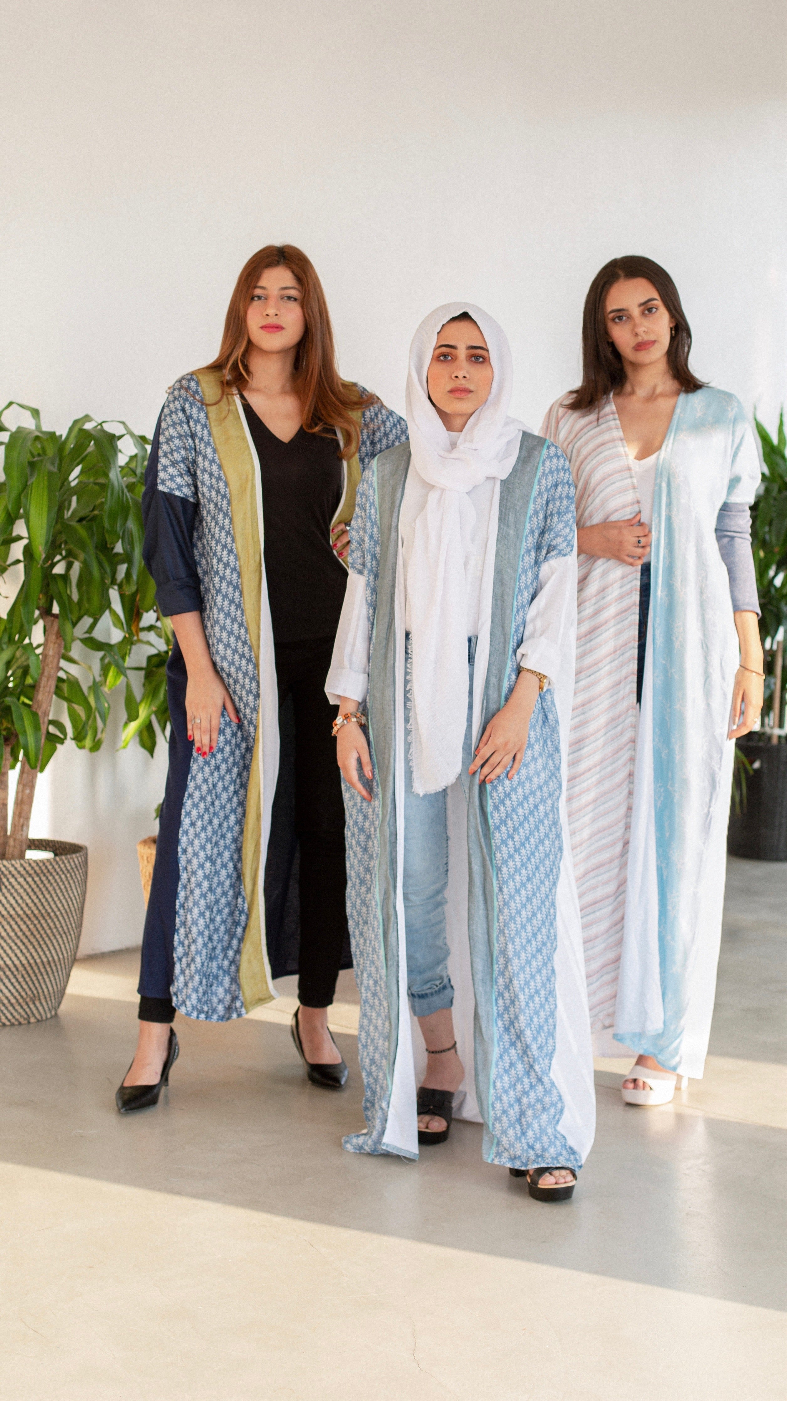 Cotton two-side pattern abaya - Online Shopping - The Untitled Project