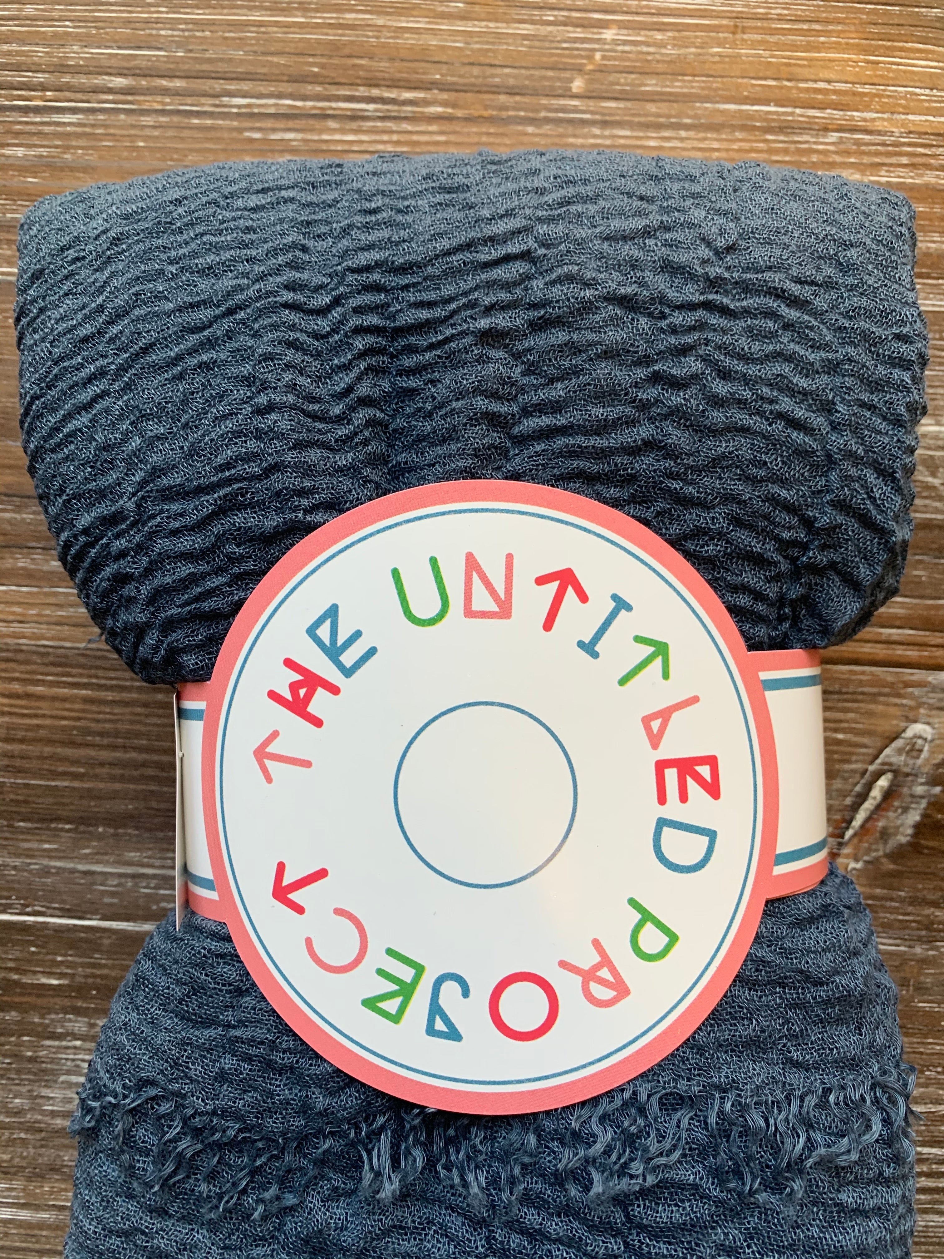 Just on time - Crinkle Organic Cotton Scarf - Online Shopping - The Untitled Project