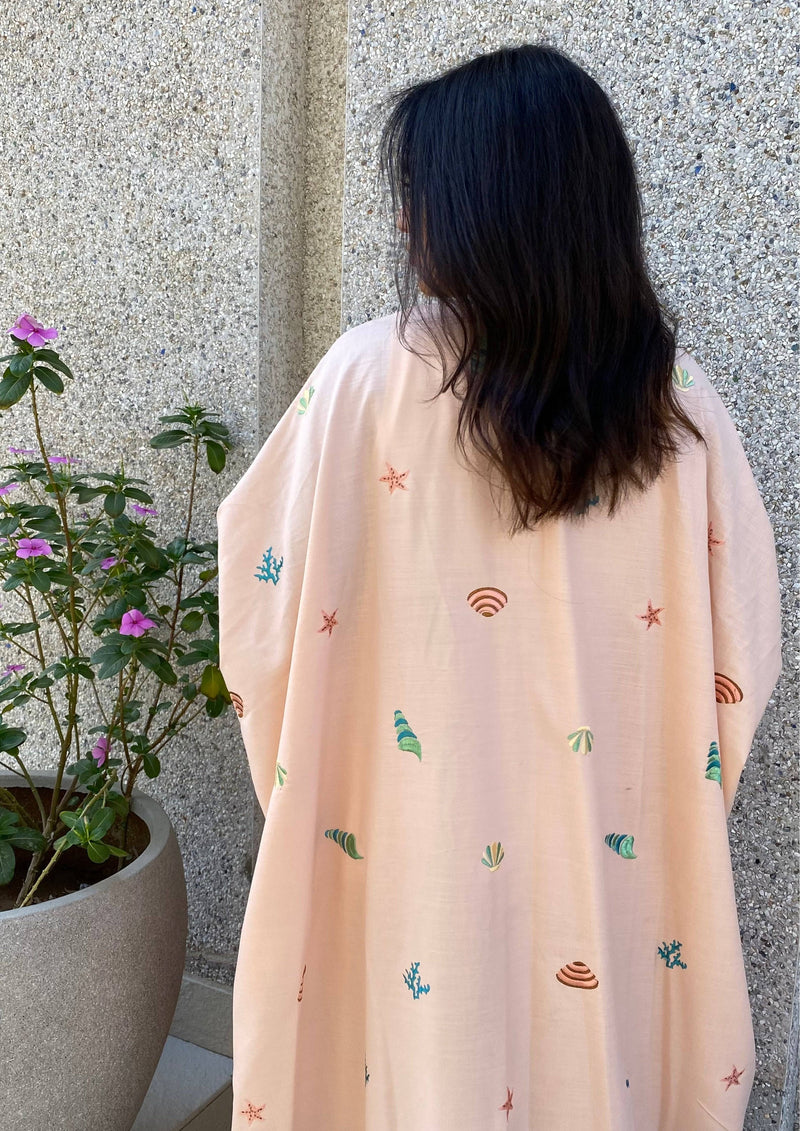 Peach Perfection - Eid Abaya - Online Shopping - The Untitled Project