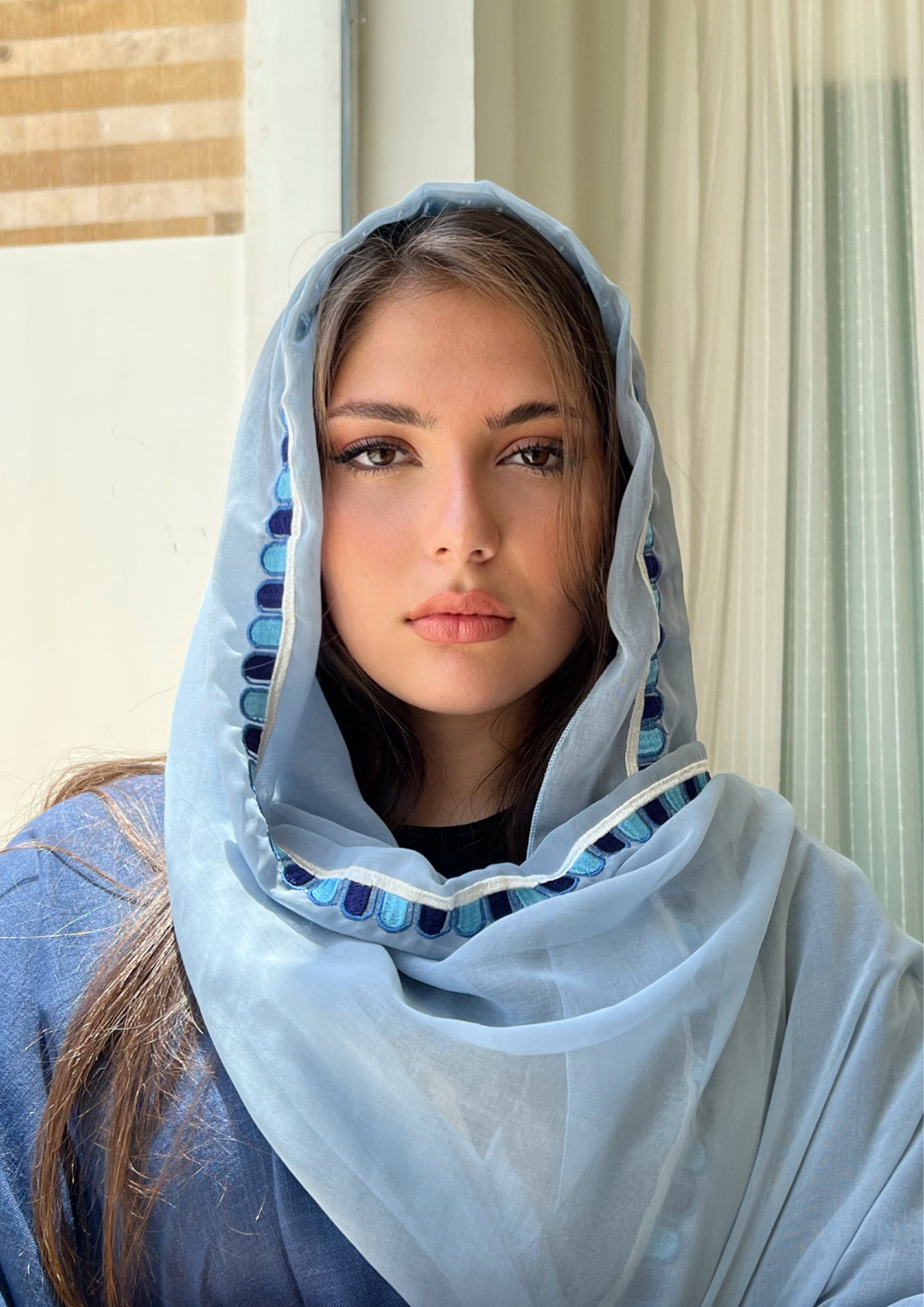 Obsessed With Her - Scarf Embroidered Bawal - Online Shopping - The Untitled Project