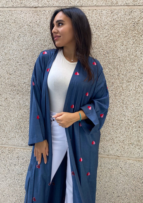 Heart of Style - Denim Kimono - Online Shopping - The Untitled Project