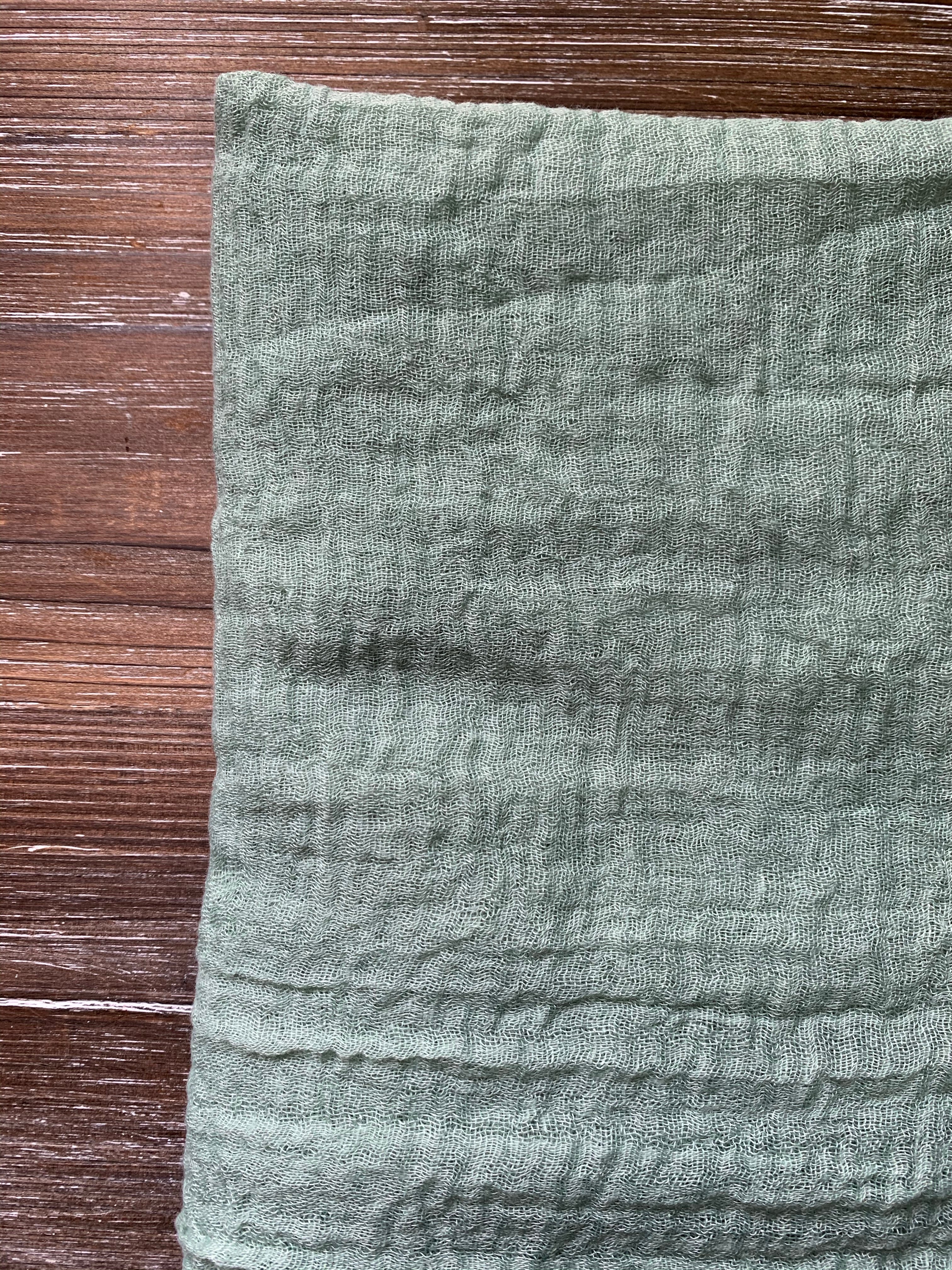 Mint - Crinkle Organic Cotton Scarf - Online Shopping - The Untitled Project