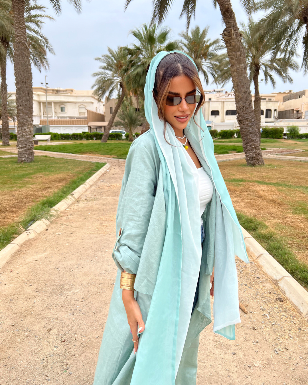 Tati the Turtle - Abaya & Scarf Set - Online Shopping - The Untitled Project