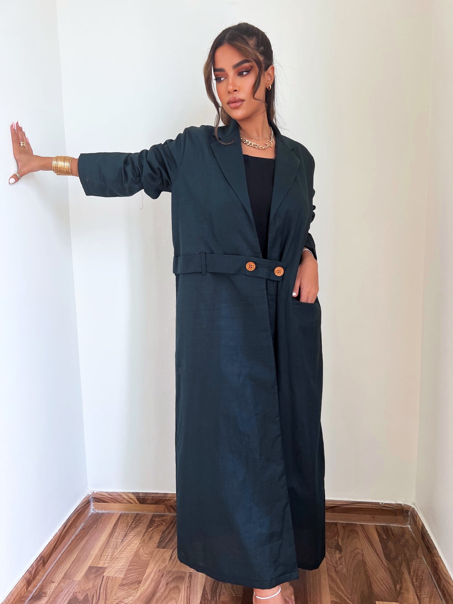Strictly Business - Suit Blazer Abaya - Online Shopping - The Untitled Project
