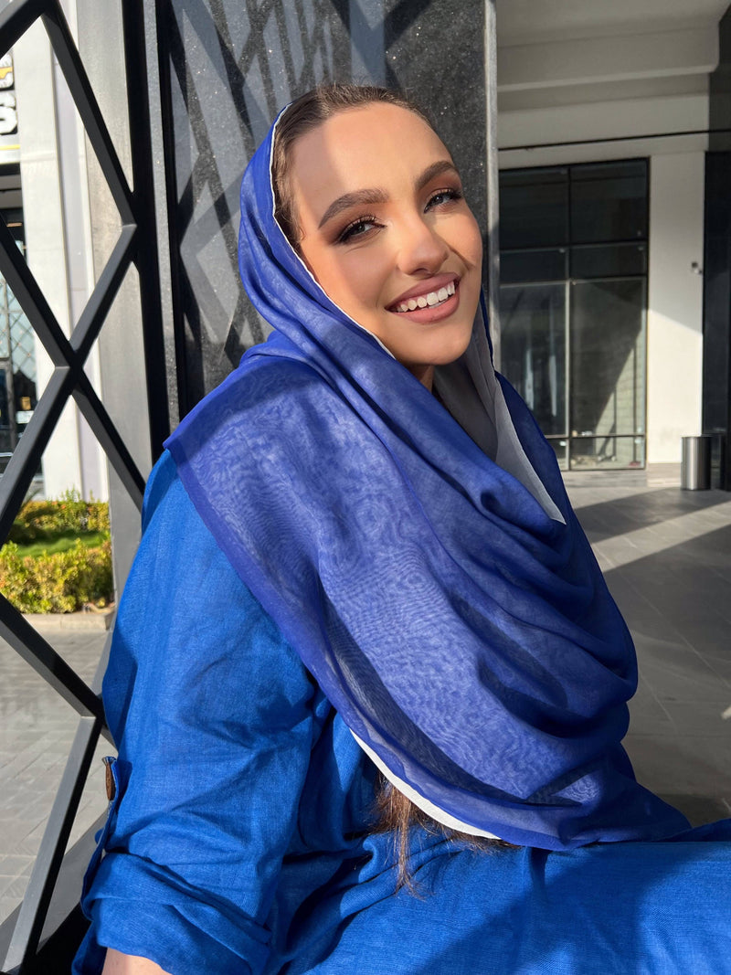 Blue Koi - Abaya & Scarf Set - Online Shopping - The Untitled Project