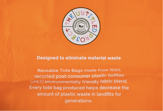 Load image into Gallery viewer, The Orange Tote Bag - Waterproof, 100% recycled material - The Untitled Project
