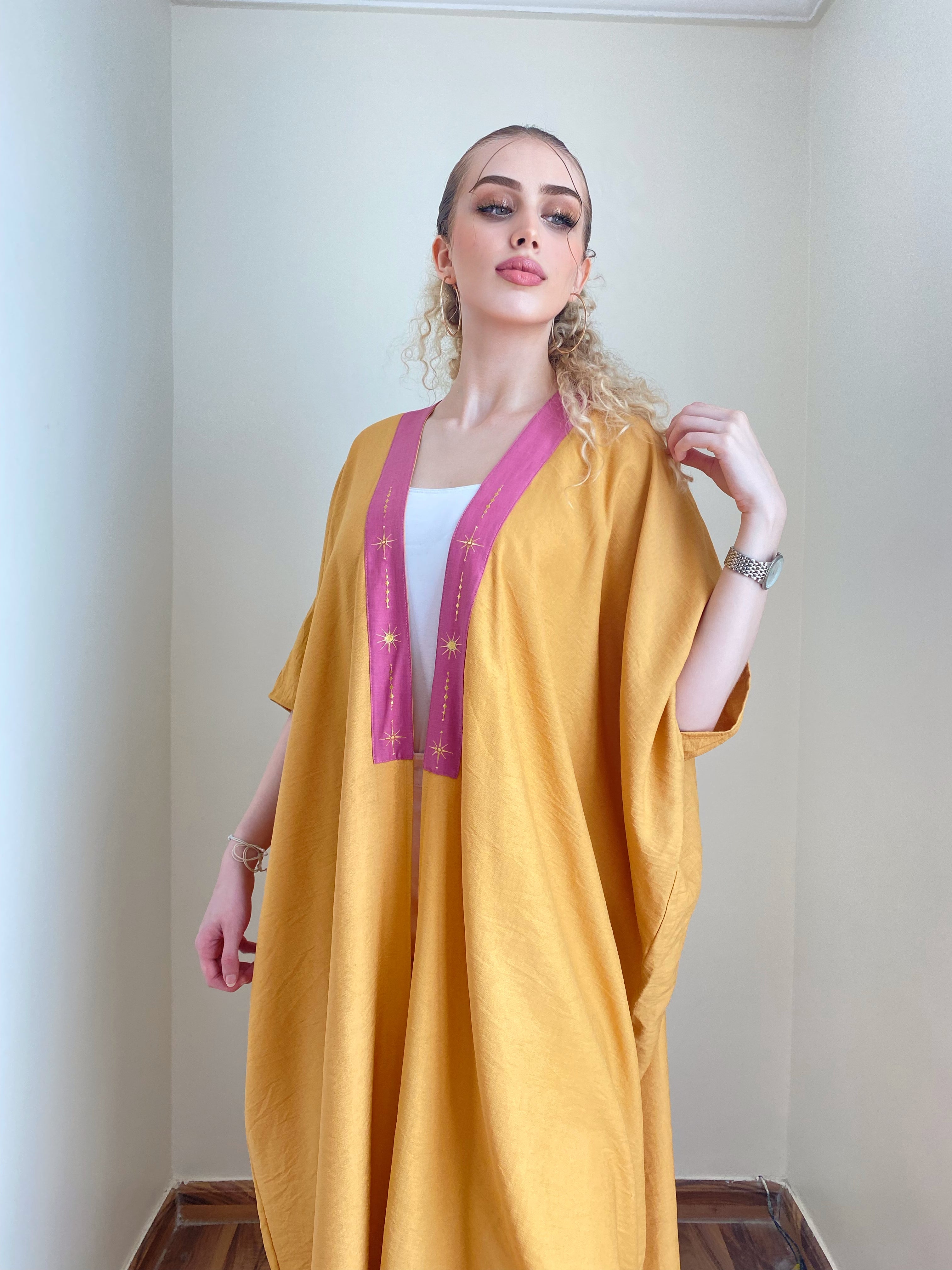 The Golden Sun - Comfy Stylish Abaya - Online Shopping - The Untitled Project