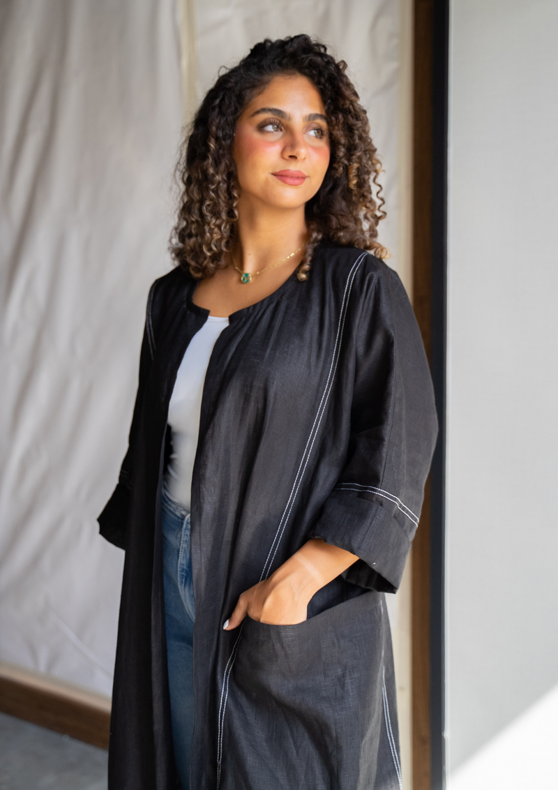 The Moana Abaya - Summer In Linen - The Untitled Project