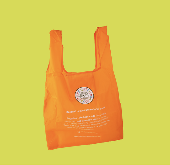 Load image into Gallery viewer, The Orange Tote Bag - Waterproof, 100% recycled material - The Untitled Project
