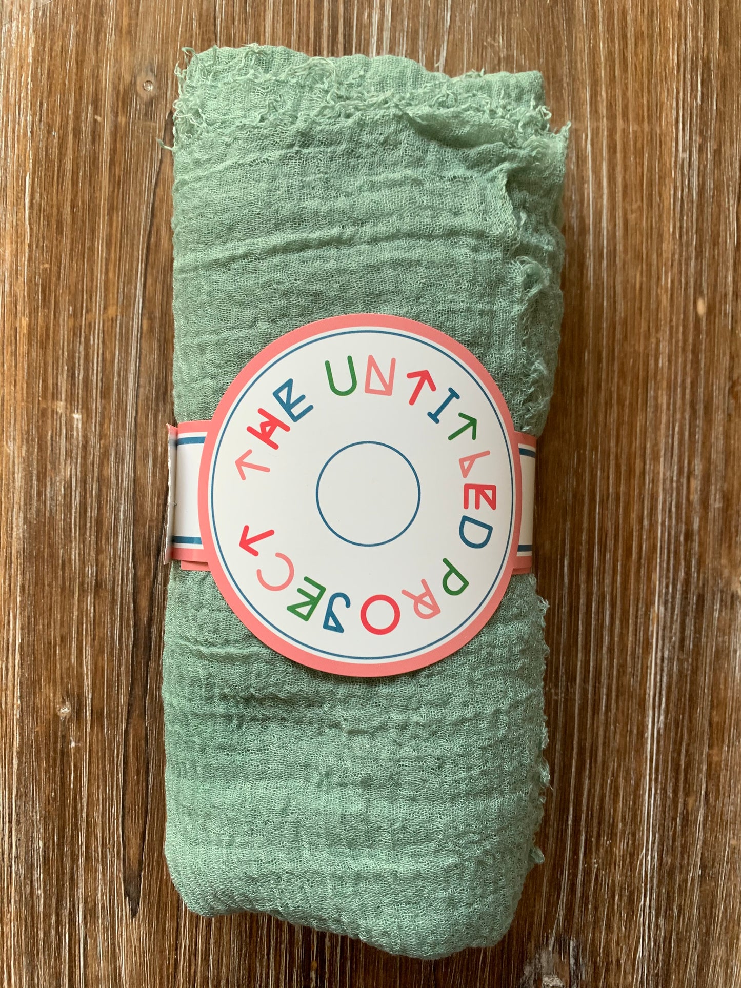 Mint - Crinkle Organic Cotton Scarf - Online Shopping - The Untitled Project