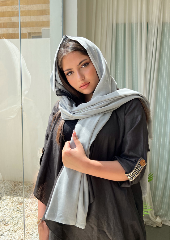 Load image into Gallery viewer, Ophelia - Abaya &amp;amp; Scarf Set - Online Shopping - The Untitled Project
