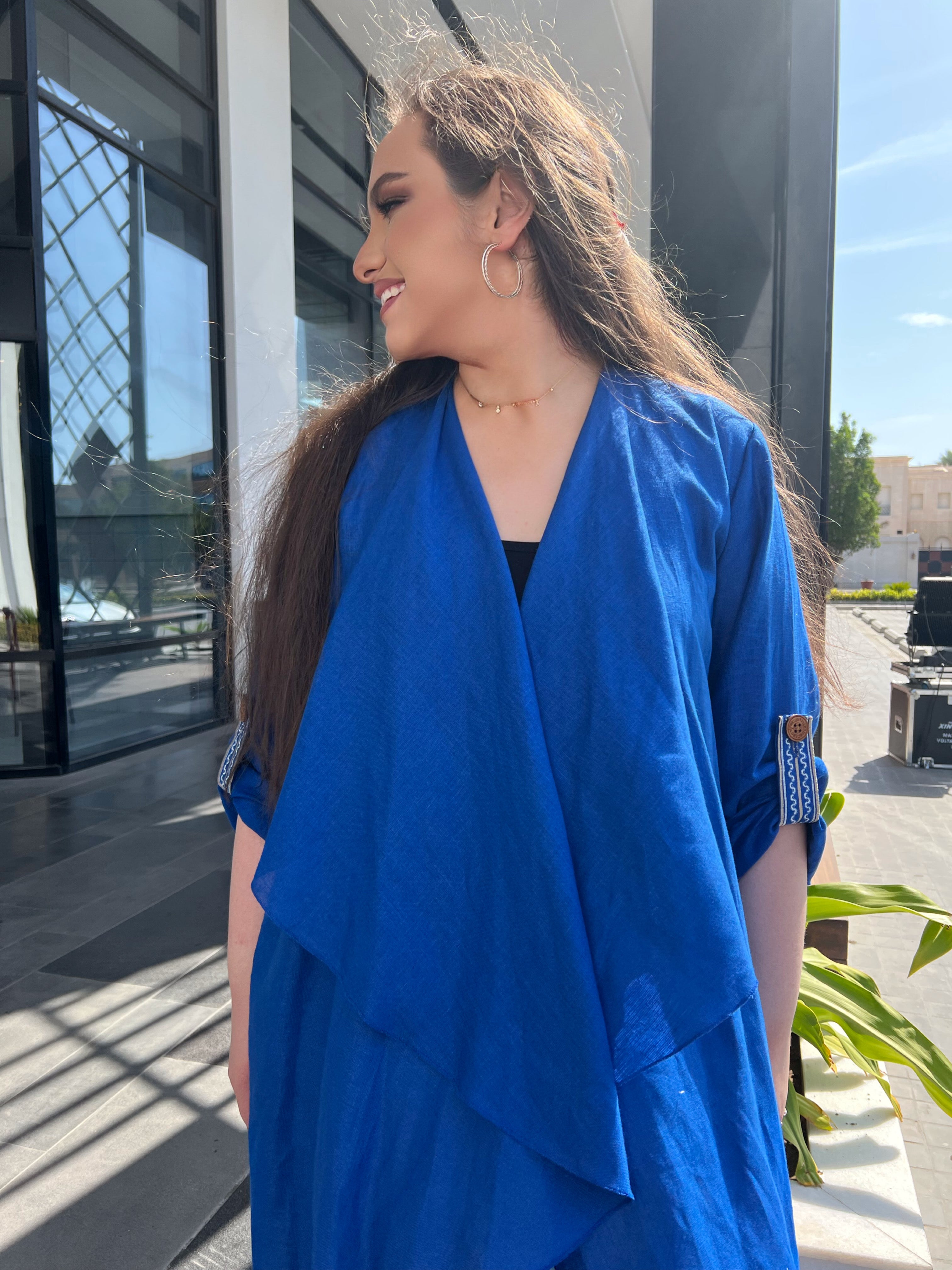 Blue Koi - Abaya & Scarf Set - Online Shopping - The Untitled Project