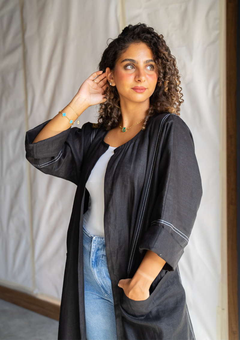 The Moana Abaya - Summer In Linen - The Untitled Project