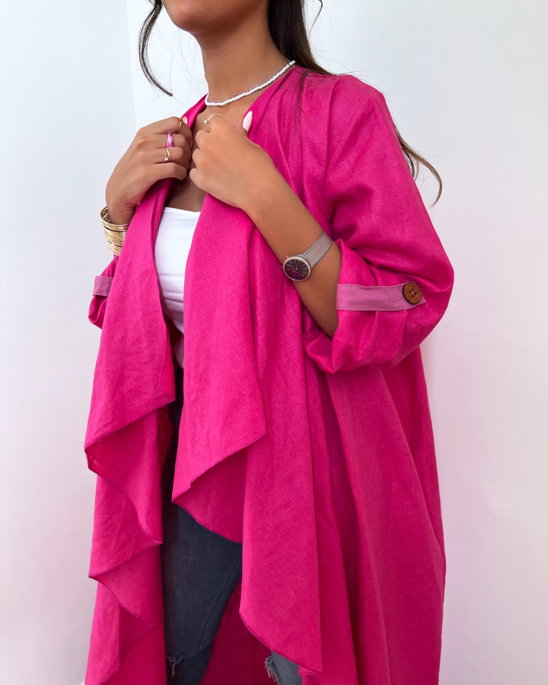 Girl in Pink - Abaya & Scarf Set - Online Shopping - The Untitled Project