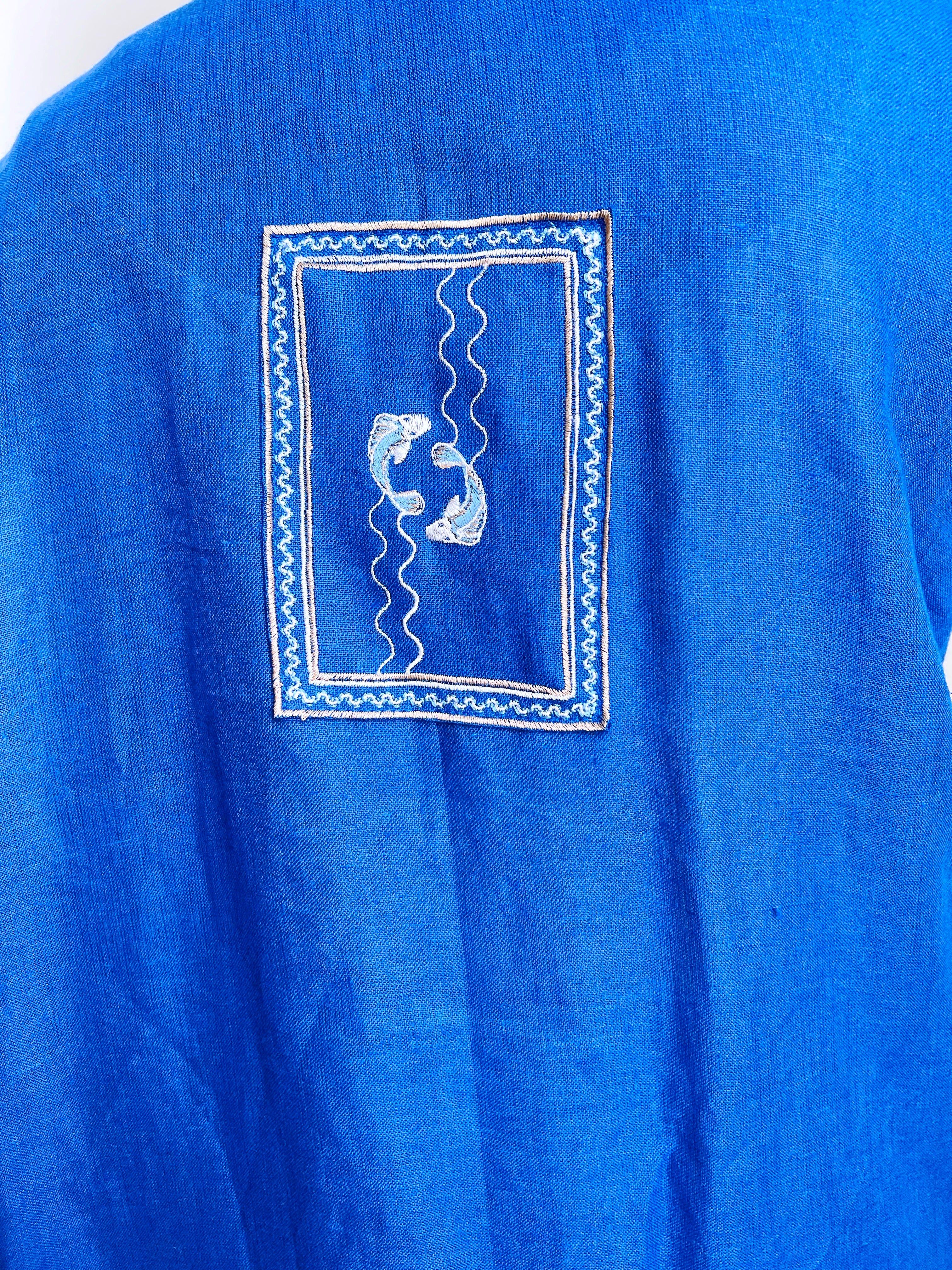 Blue Koi - Abaya & Scarf Set - Online Shopping - The Untitled Project