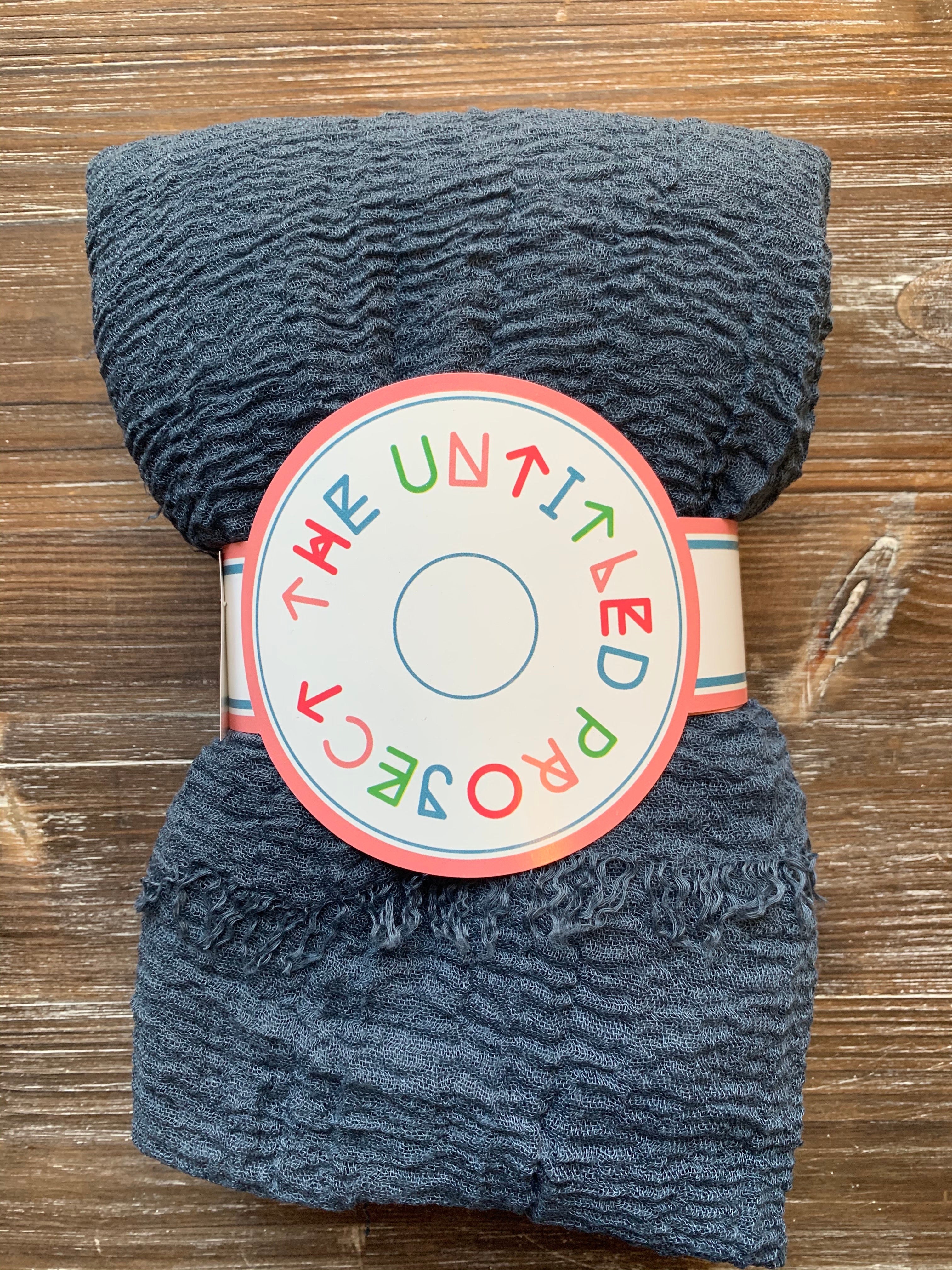 Just on time - Crinkle Organic Cotton Scarf - Online Shopping - The Untitled Project