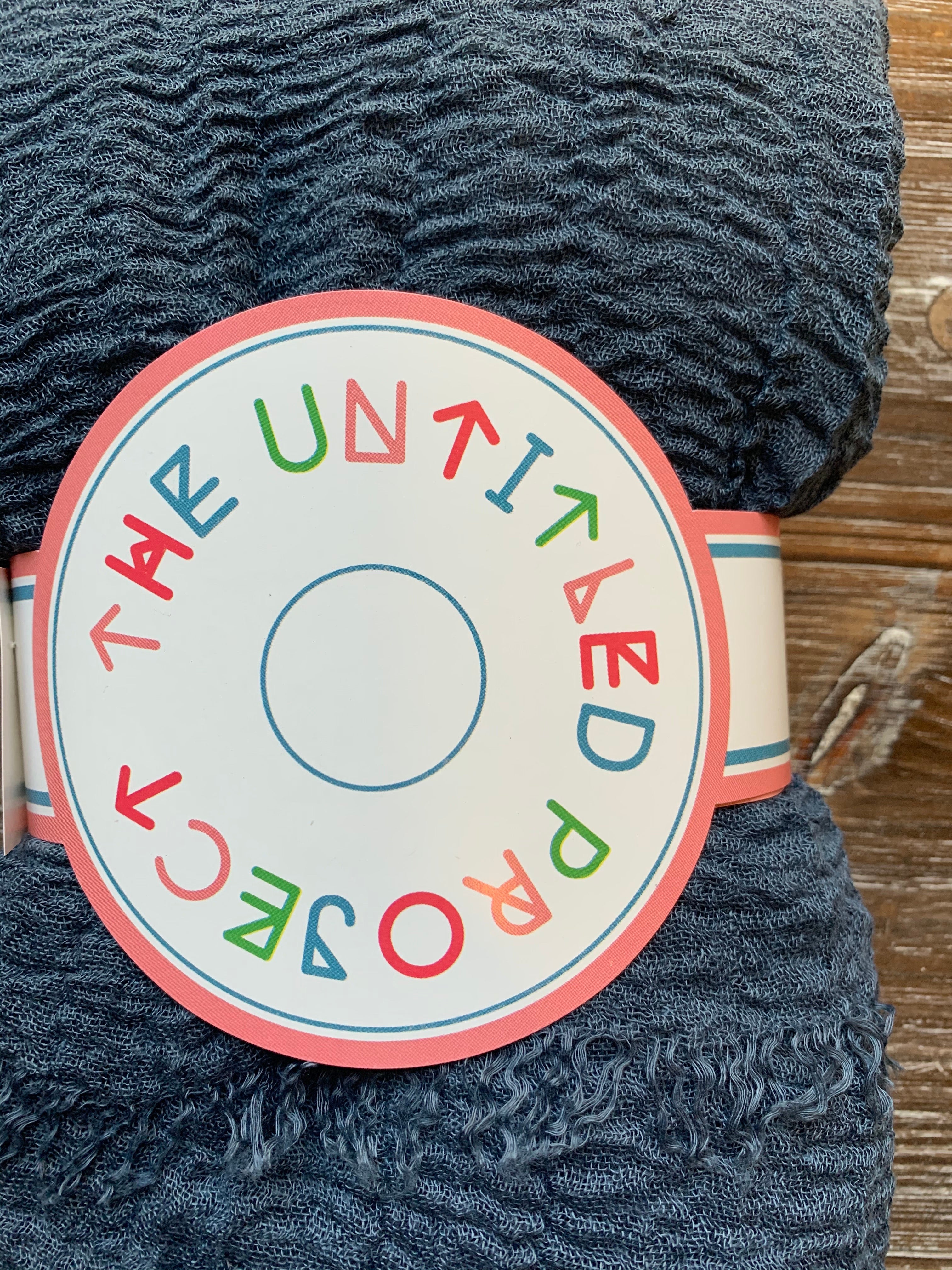 Just on time - Crinkle Organic Cotton Scarf - Online Shopping - The Untitled Project