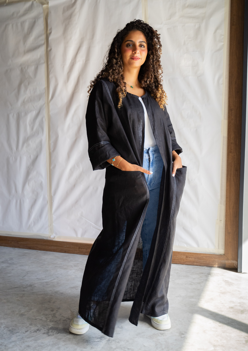 The Moana Abaya - Summer In Linen - The Untitled Project