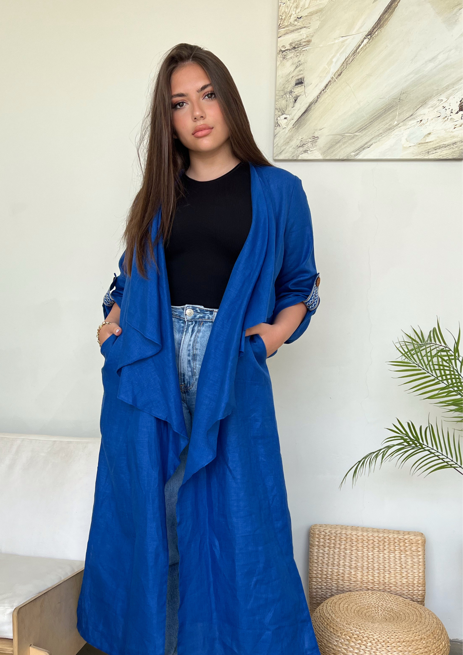 Blue Koi - Abaya & Scarf Set - Online Shopping - The Untitled Project