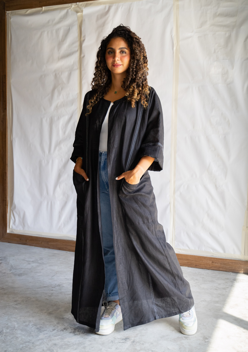 The Moana Abaya - Summer In Linen - The Untitled Project