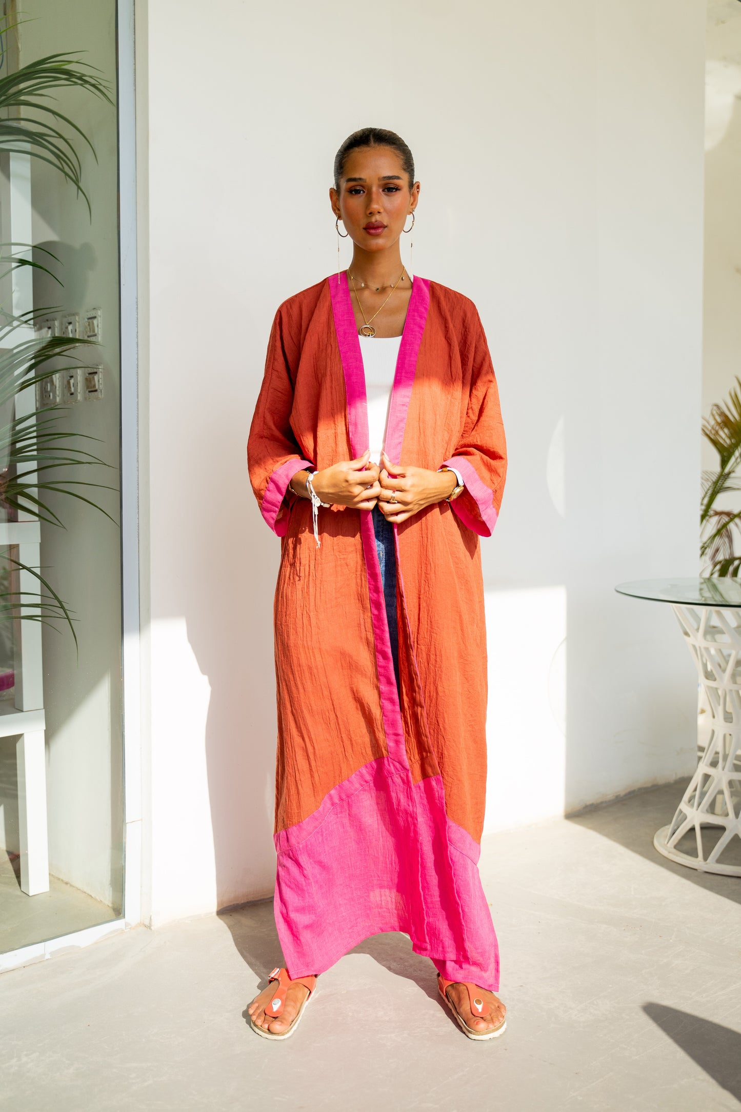 The Mykonos Abaya - Lightweight for summer - The Untitled Project
