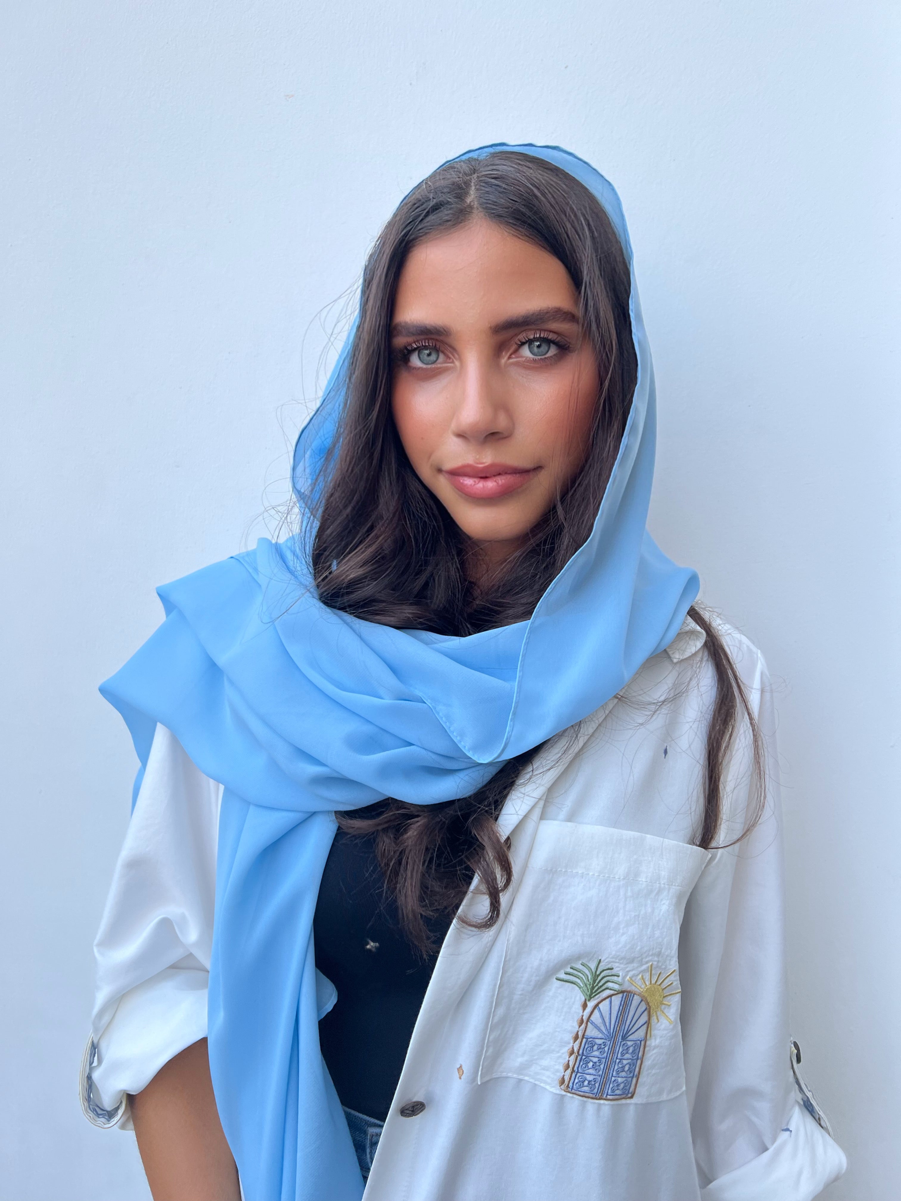 Blue Sands - Abaya & Scarf Set - Online Shopping - The Untitled Project