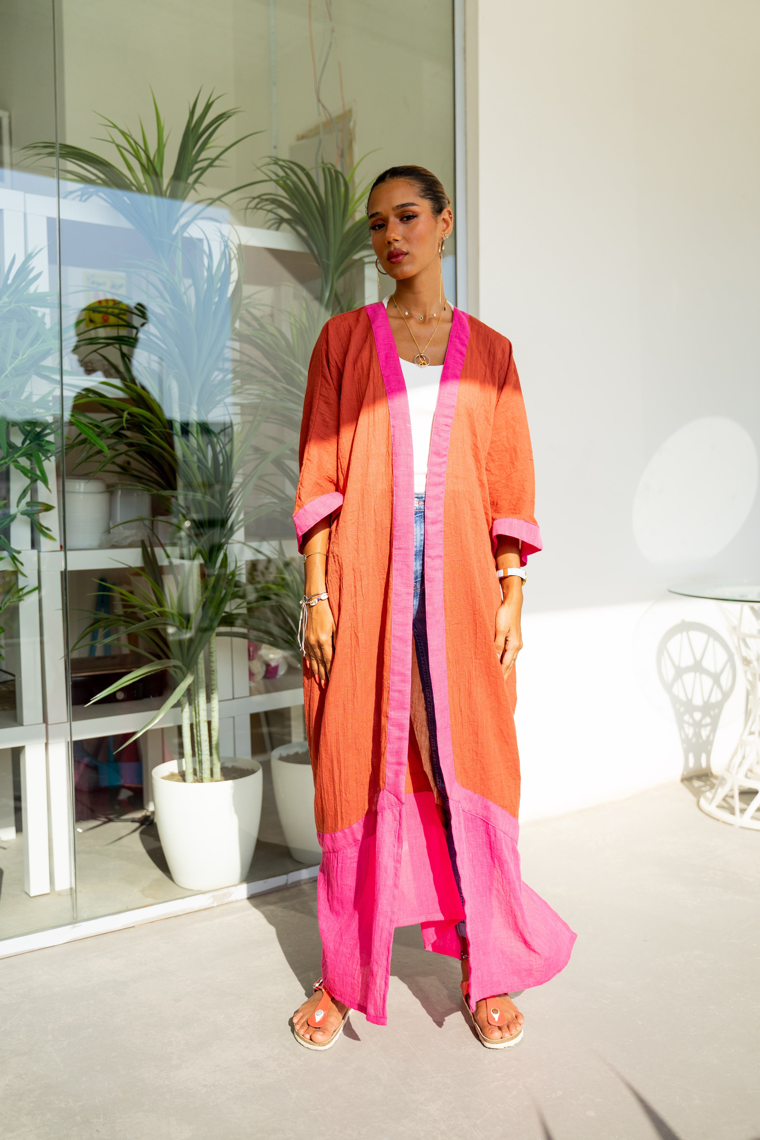 The Mykonos Abaya - Lightweight for summer - The Untitled Project