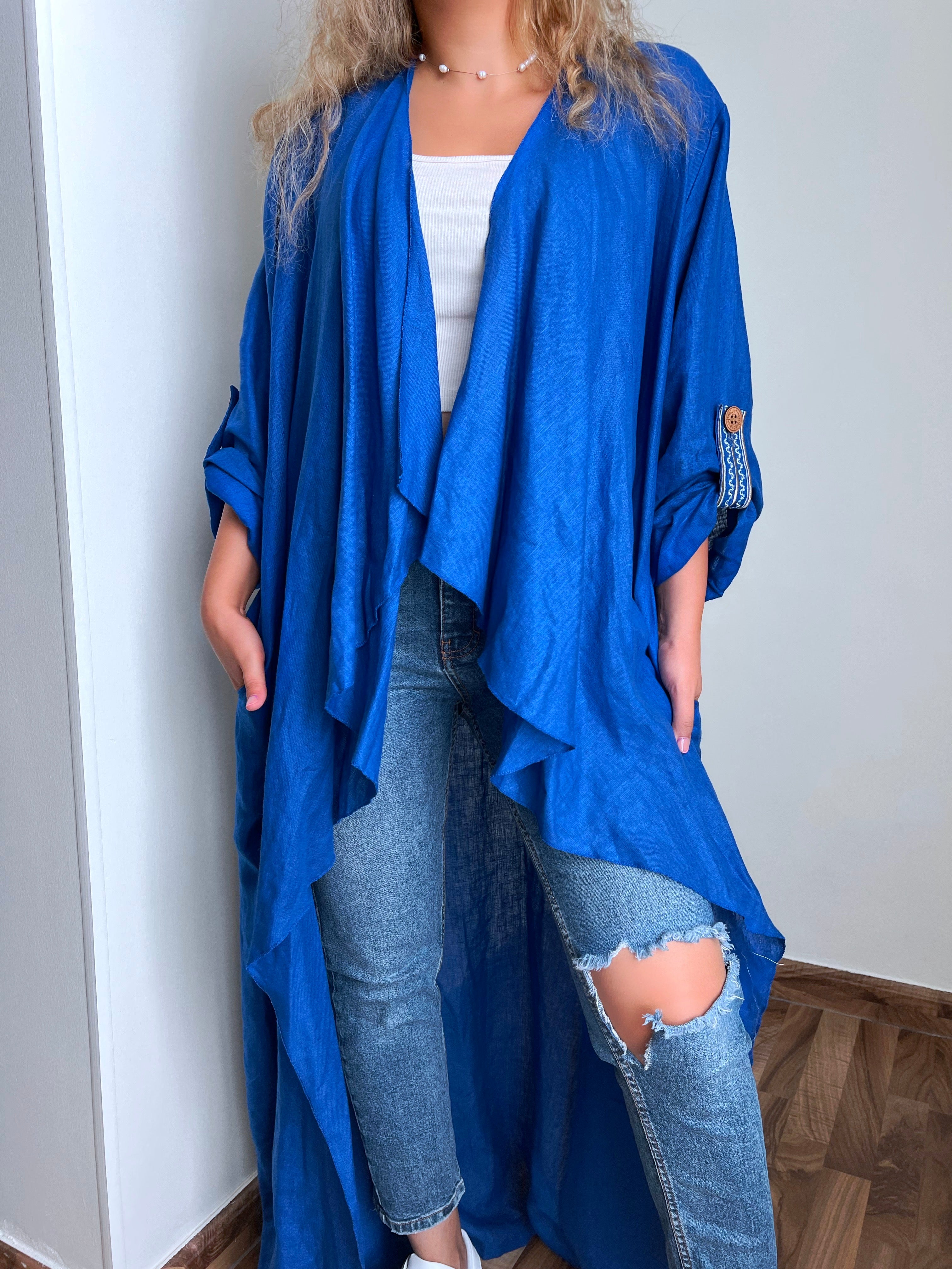 Blue Koi - Abaya & Scarf Set - Online Shopping - The Untitled Project