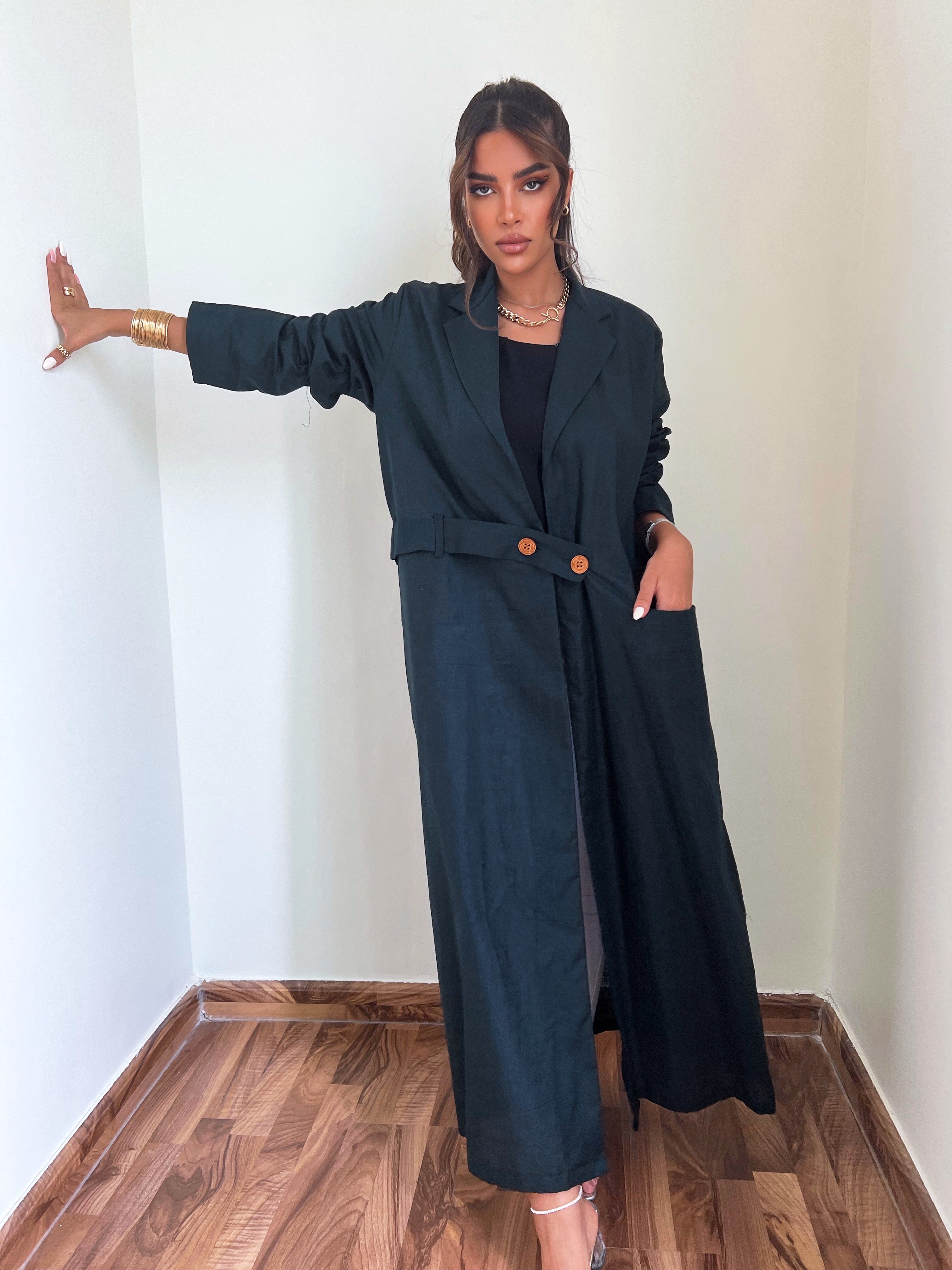 Strictly Business - Suit Blazer Abaya - Online Shopping - The Untitled Project