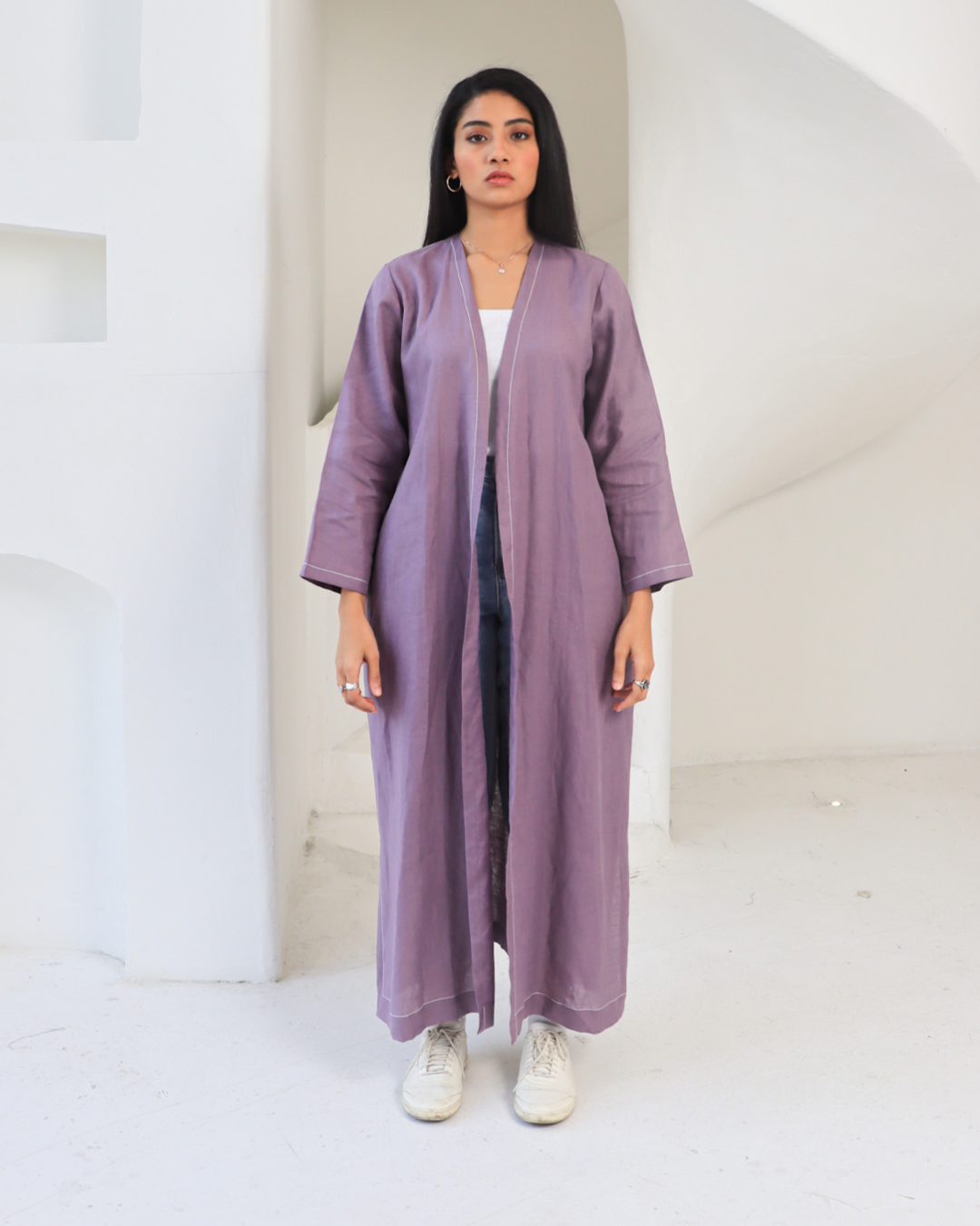 The Josephine Abaya - In Organic Linen - Online Shopping - The Untitled Project