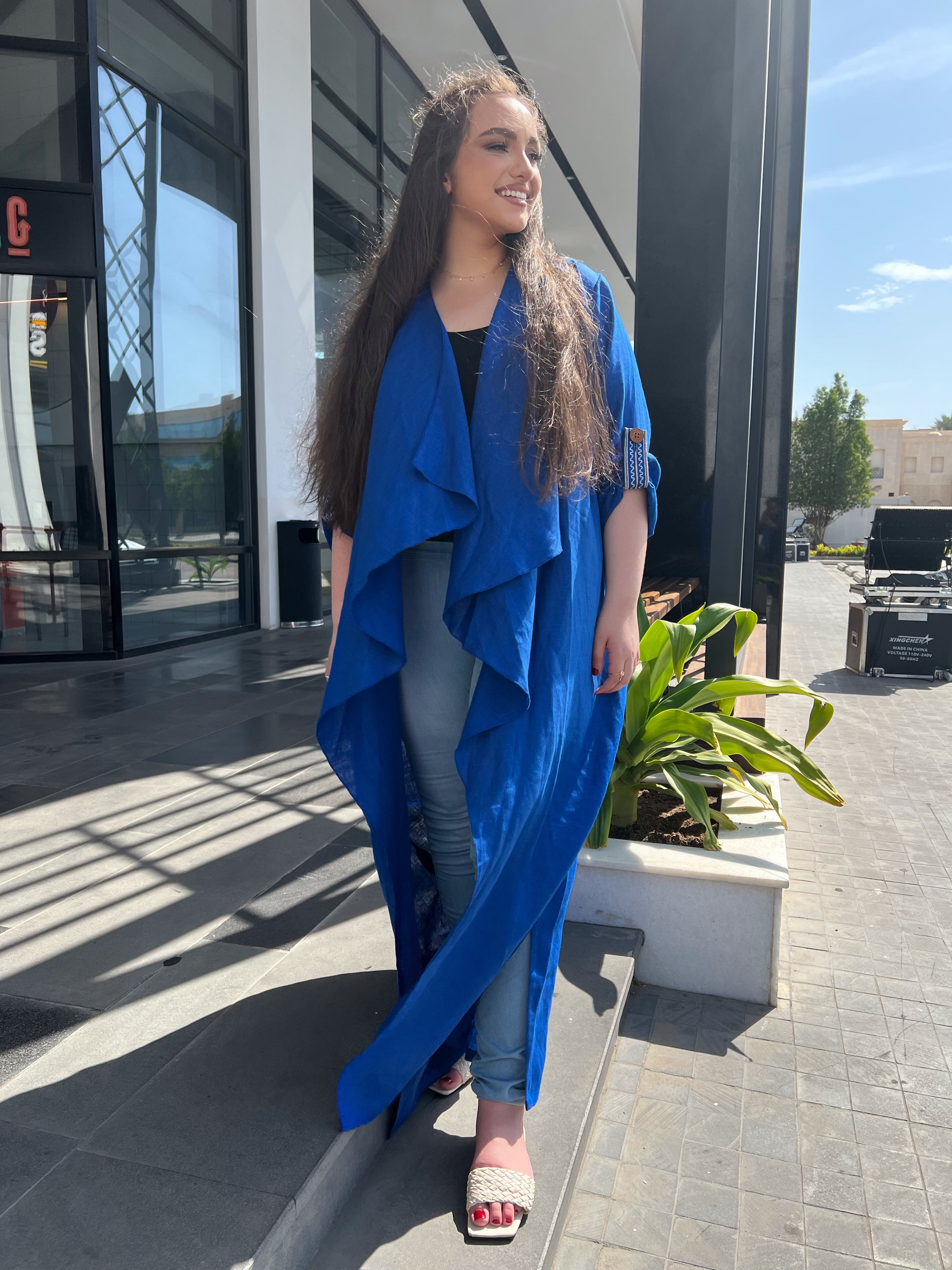 Blue Koi - Abaya & Scarf Set - Online Shopping - The Untitled Project